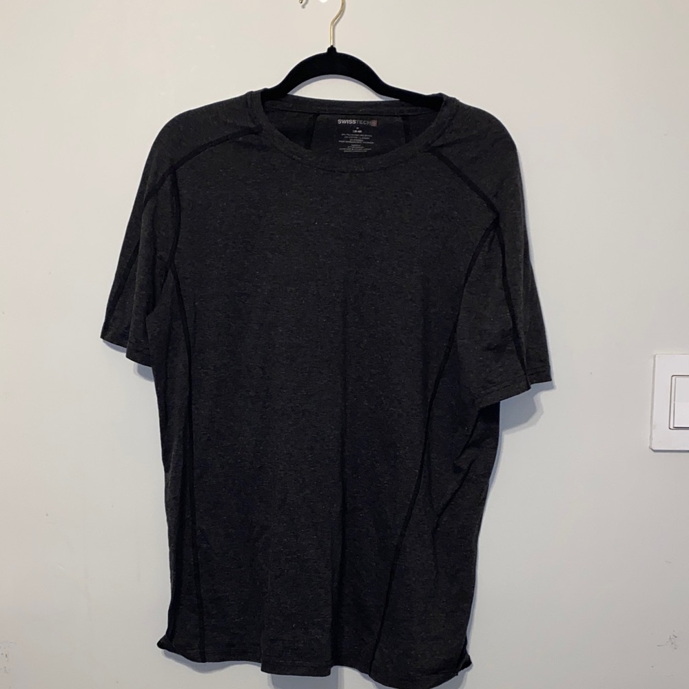 Swiss Tech Dark Gray Short Sleeve Tee